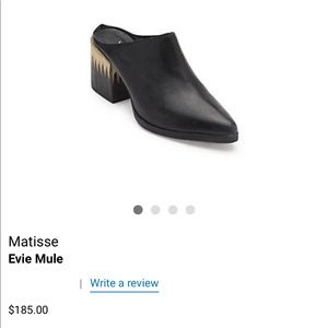 Matisse Evie Black Mule